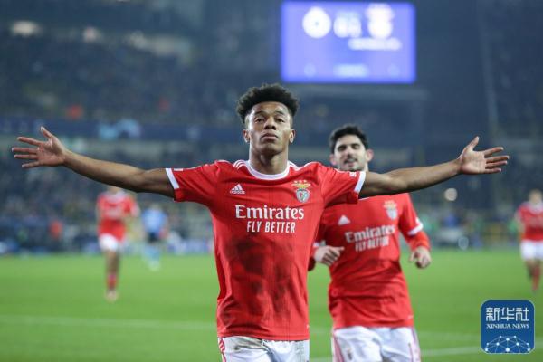 欧冠丨布鲁日不敌本菲卡