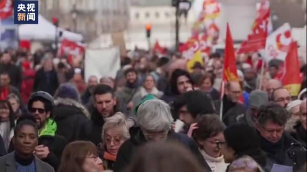 法国第五次跨行业罢工 民众日常出行受影响