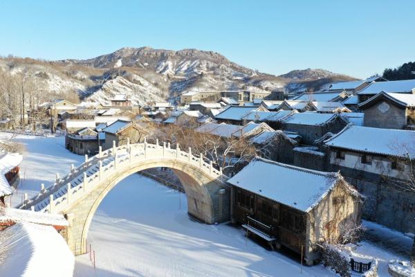 水镇雪韵