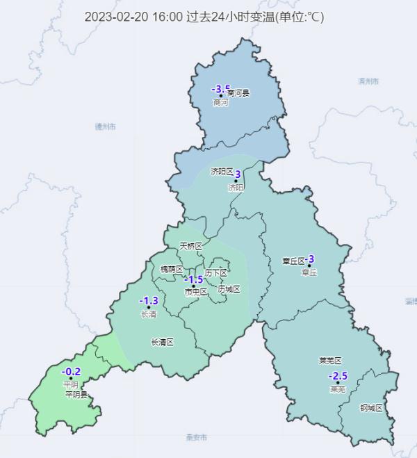 本周两场冷空气来袭，济南气温“上蹿下跳”，明晚或迎雨雪