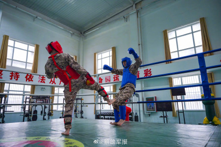 “拳”速出击！看武警官兵搏击对抗训练
