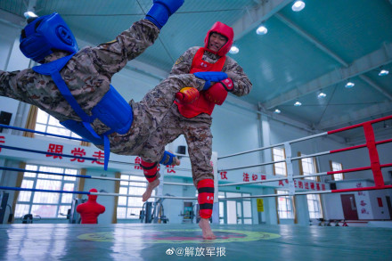 “拳”速出击！看武警官兵搏击对抗训练