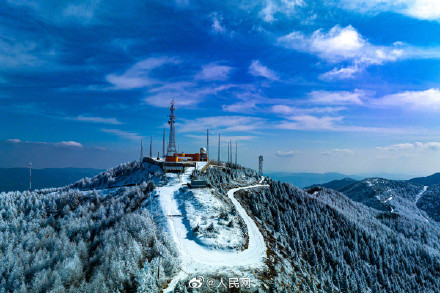 只一眼就心动！宁夏六盘山初春雾凇惊艳绽放