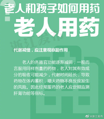 老人和孩子用药需注意什么？