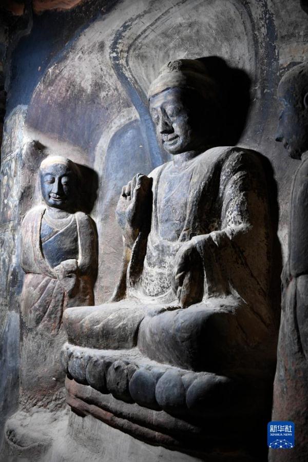 宁夏须弥山石窟修复工程过半 宁夏须弥山石窟修复工程过半