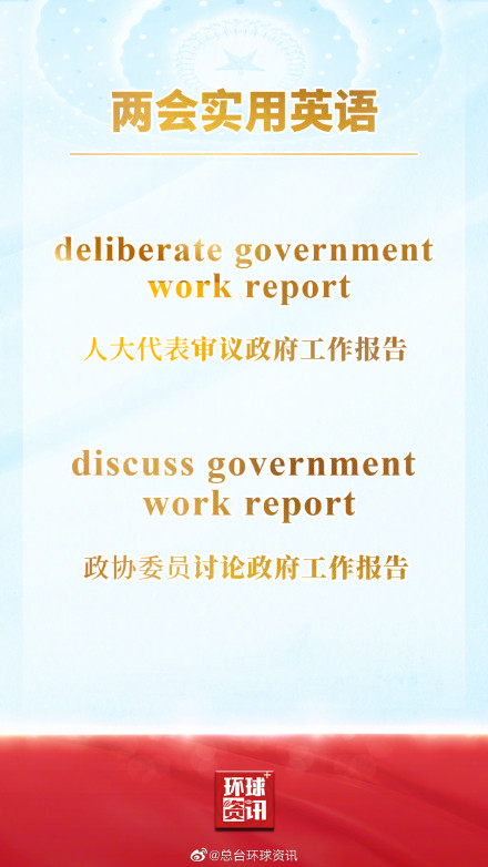 如何用英文介绍两会 收藏这份高频词清单! 如何用英文介绍两会 收藏这份高频词清单!