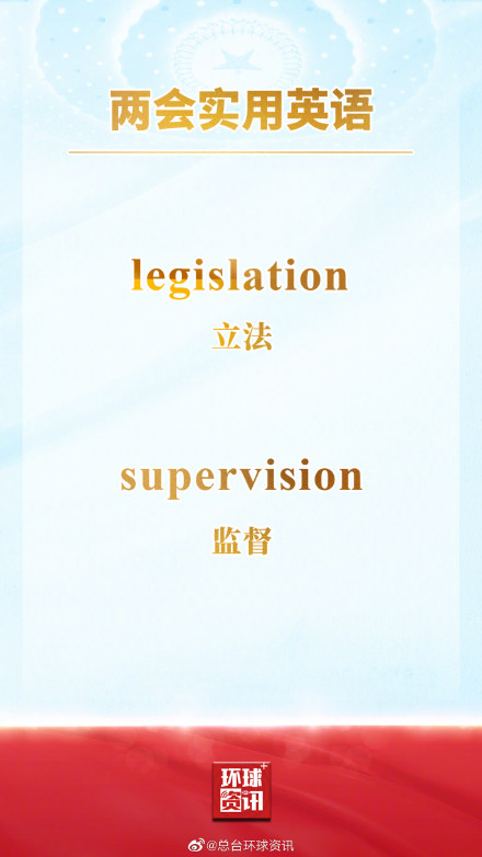 如何用英文介绍两会 收藏这份高频词清单! 如何用英文介绍两会 收藏这份高频词清单!