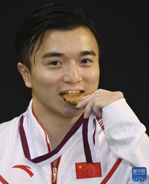 国际体联世界杯赛多哈站：刘洋吊环夺冠