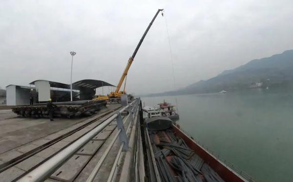 嘉陵江流域实现“水-水中转”分段运输 嘉陵江流域实现“水-水中转”分段运输