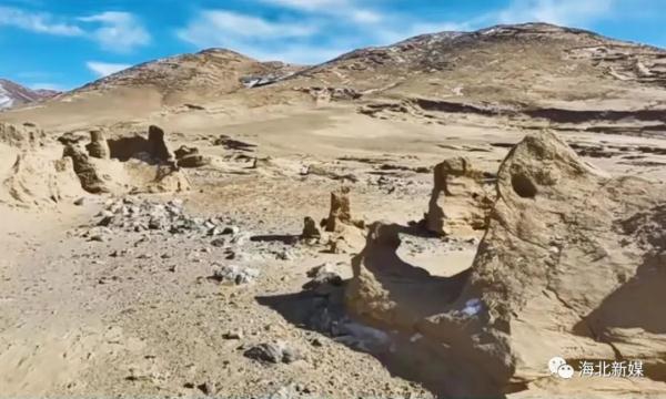 奇幻!青海这里现“沙漠雅丹”美景 奇幻!青海这里现“沙漠雅丹”美景