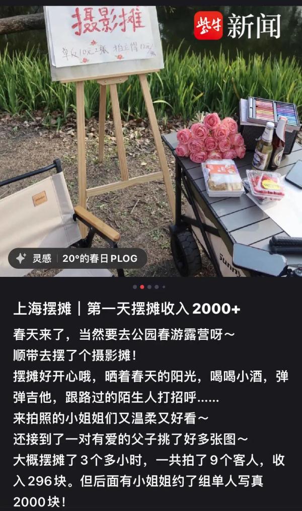 最高日入千元！这类路边摄影摊火了