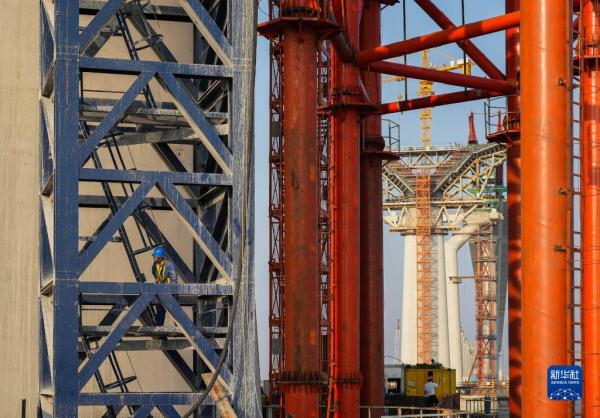 黄茅海跨海通道雏形初现