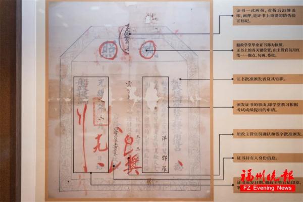 140年前的毕业证，你见过吗？就在福州马尾