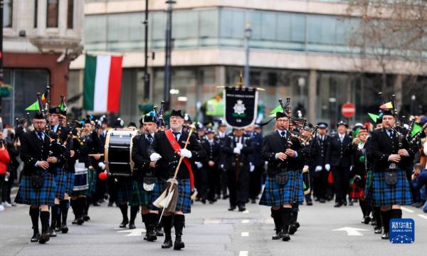 英国伦敦：迎接圣帕特里克节