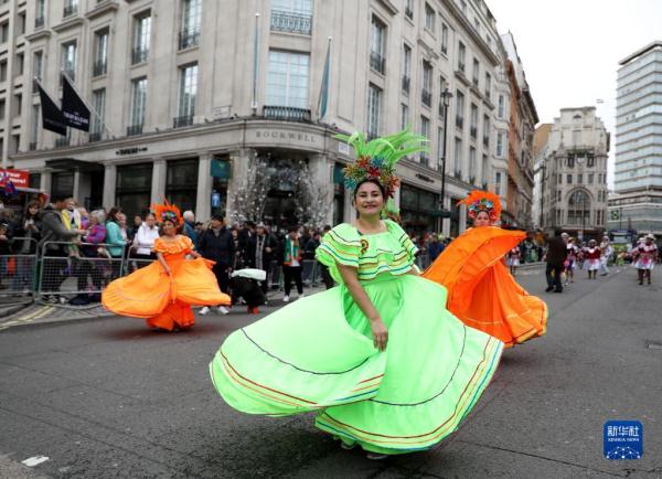 英国伦敦：迎接圣帕特里克节
