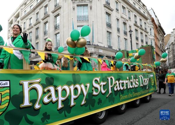 英国伦敦：迎接圣帕特里克节