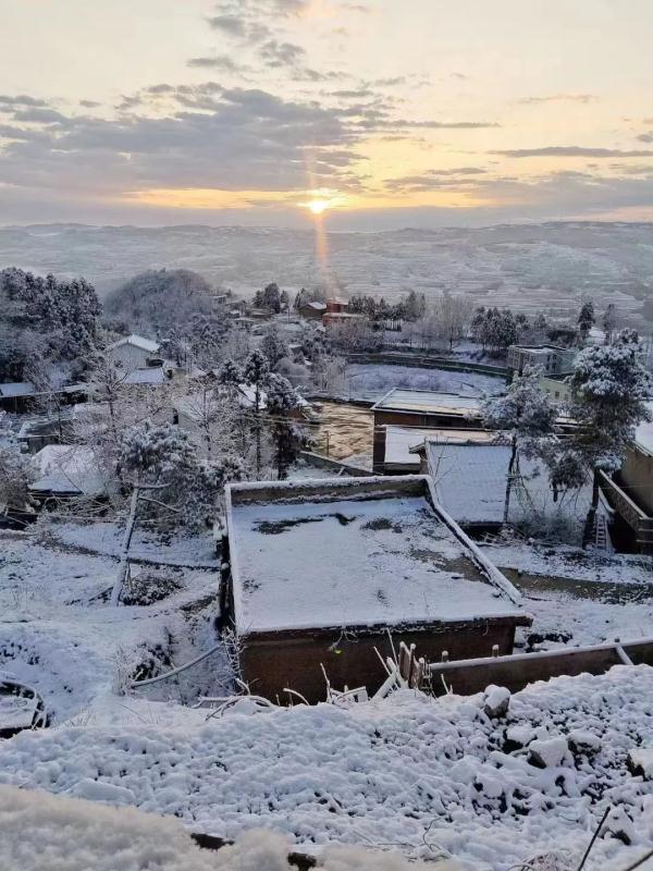 深夜飞雪后，气温直升20℃！贵州的天气太刺激