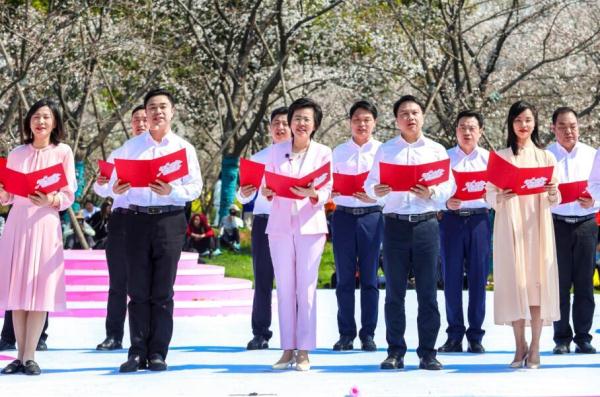 共赴樱花之约 湖北启动“相约春天赏樱花”文化旅游活动 共赴樱花之约 湖北启动“相约春天赏樱花”文化旅游活动