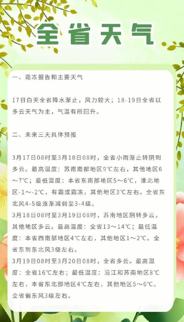 江苏下雪了！近期这些地方有霜或霜冻……