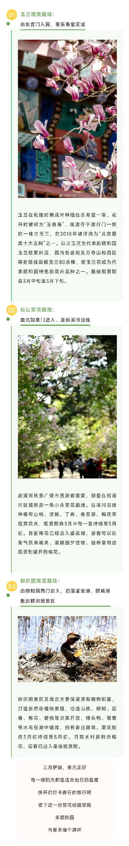 颐和园3条赏花路线让您一键打卡！