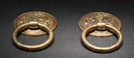 西安博物院藏· 唐代鎏金铜铺首