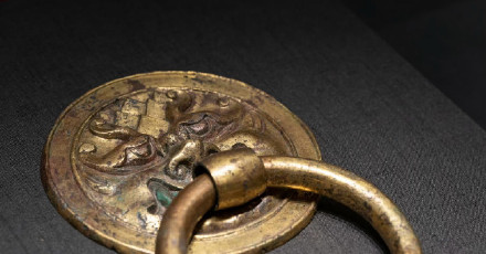 西安博物院藏· 唐代鎏金铜铺首