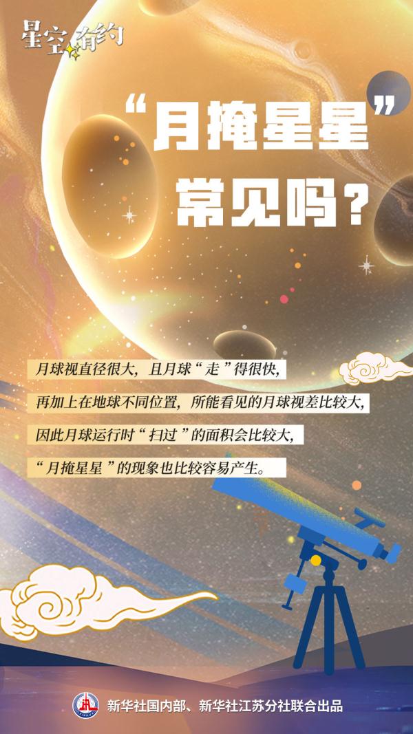 星空有约｜为啥星星会被月亮“掩”住？