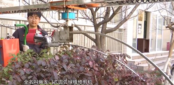 安农大六位学生自制神器！为植物“理发” ！