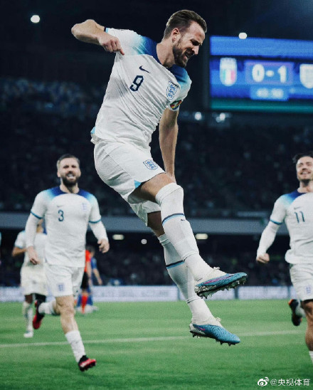 凯恩加冕英格兰队史射手王 英格兰2-1客胜意大利