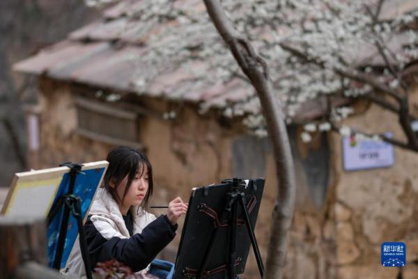 河南林州:“画家村”描绘乡村振兴新画卷 河南林州:“画家村”描绘乡村振兴新画卷