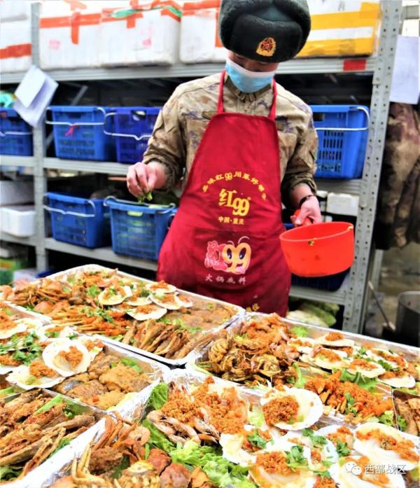 高原驻训，官兵实现“海鲜大餐自由”