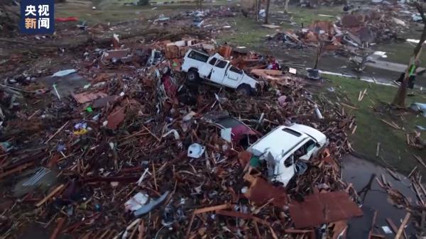 美国密西西比州居民：经历了58年来最猛烈的一场龙卷风