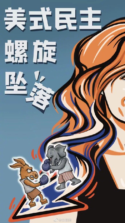 美式民主螺旋坠落美利坚合众国已成美利坚分裂国？