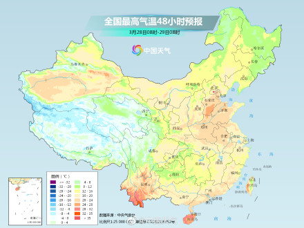 南北方气温倒挂！北方持续向暖 南方湿凉一直到月底