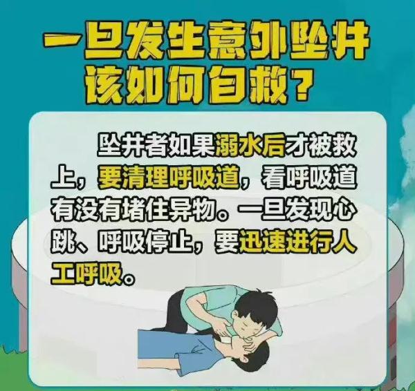 一老人不慎坠井 消防员“倒挂金钩”营救