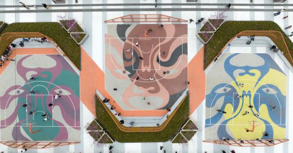 武汉杨泗港变身：从废弃货运码头到新潮时尚篮球场