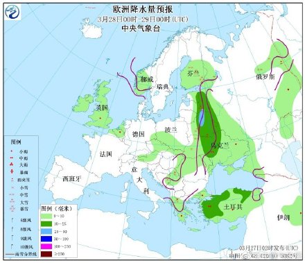 欧洲北部美国西北部等地有较强降雪 欧洲北部美国西北部等地有较强降雪