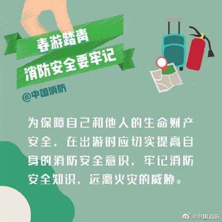春游踏青注意防火