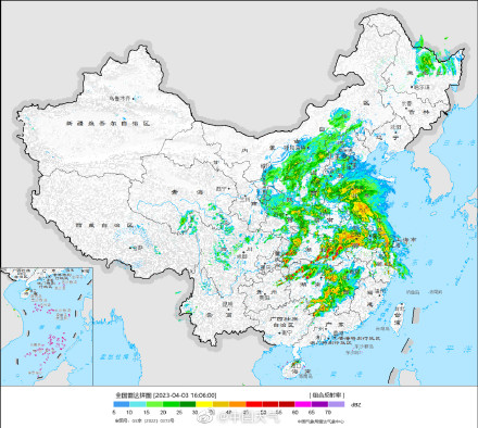 看雷达回波 判断哪里下雨了 看雷达回波 判断哪里下雨了