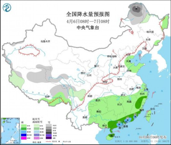 江南华南有阴雨天气 北方地区有大风天气