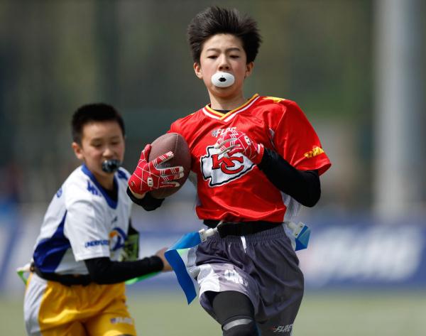 “闪耀之星”腰旗橄榄球华北赛区比赛