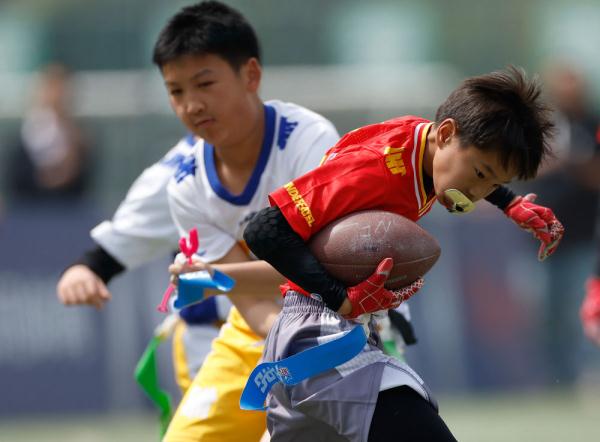 “闪耀之星”腰旗橄榄球华北赛区比赛