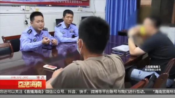 太危险！海南环岛高速上两车“斗气互别”