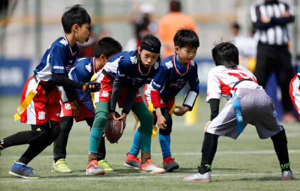 “闪耀之星”腰旗橄榄球华北赛区比赛