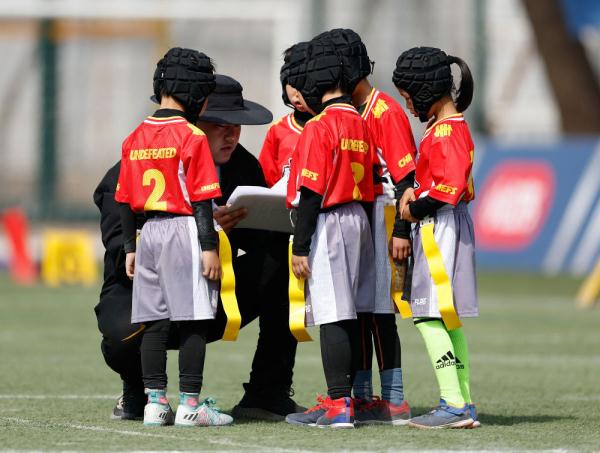 “闪耀之星”腰旗橄榄球华北赛区比赛