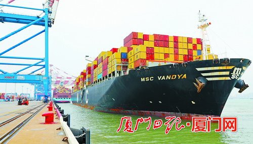 厦门港新开中东直航航线