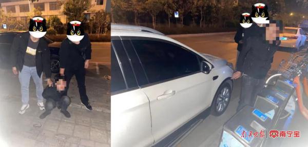 两男子大半夜不睡觉,上街拉车门!一拉就是上百辆 两男子大半夜不睡觉,上街拉车门!一拉就是上百辆