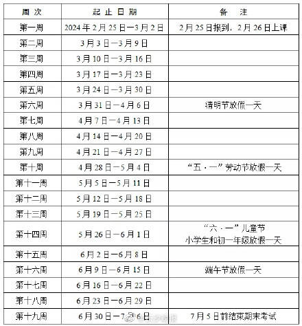 7月9日放暑假,長沙2023學年度校歷 來了