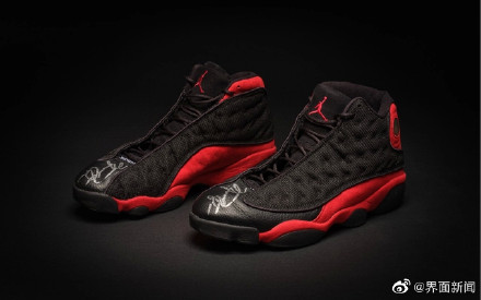 乔丹1998年NBA总决赛签名战靴以220万美元成交，创运动鞋拍卖之最