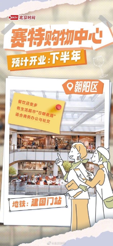 图鉴｜吃喝玩乐新去处 北京今年超多酷炫商圈花式“上新”